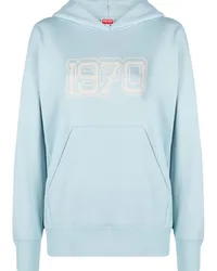 Kenzo Hoodie mit grafischem Print Blau