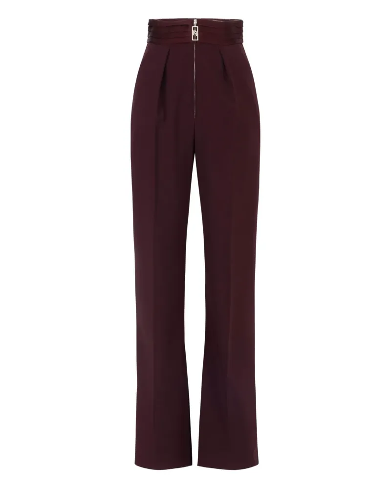 Elisabetta Franchi Hose mit hohem Bund - Rot Rot