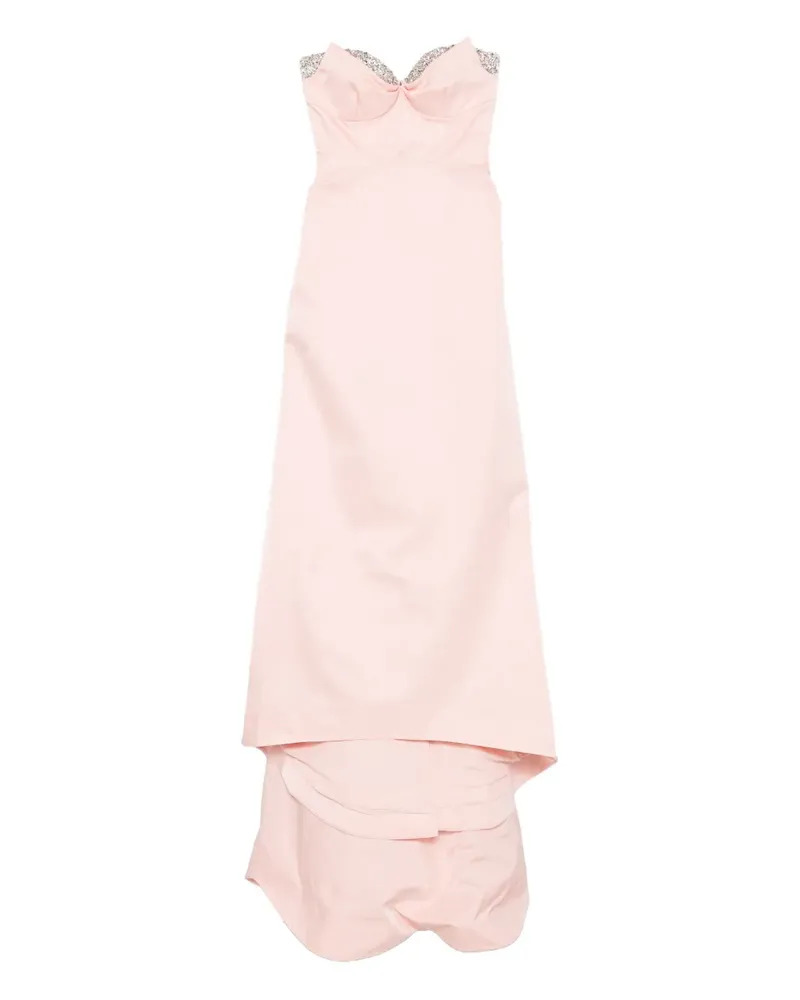 Alexander McQueen Kleid im Layering-Look - Rosa Rosa