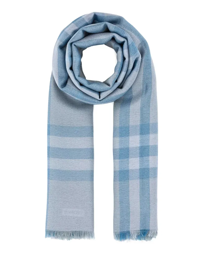 Burberry Karierter Schal - Blau Blau