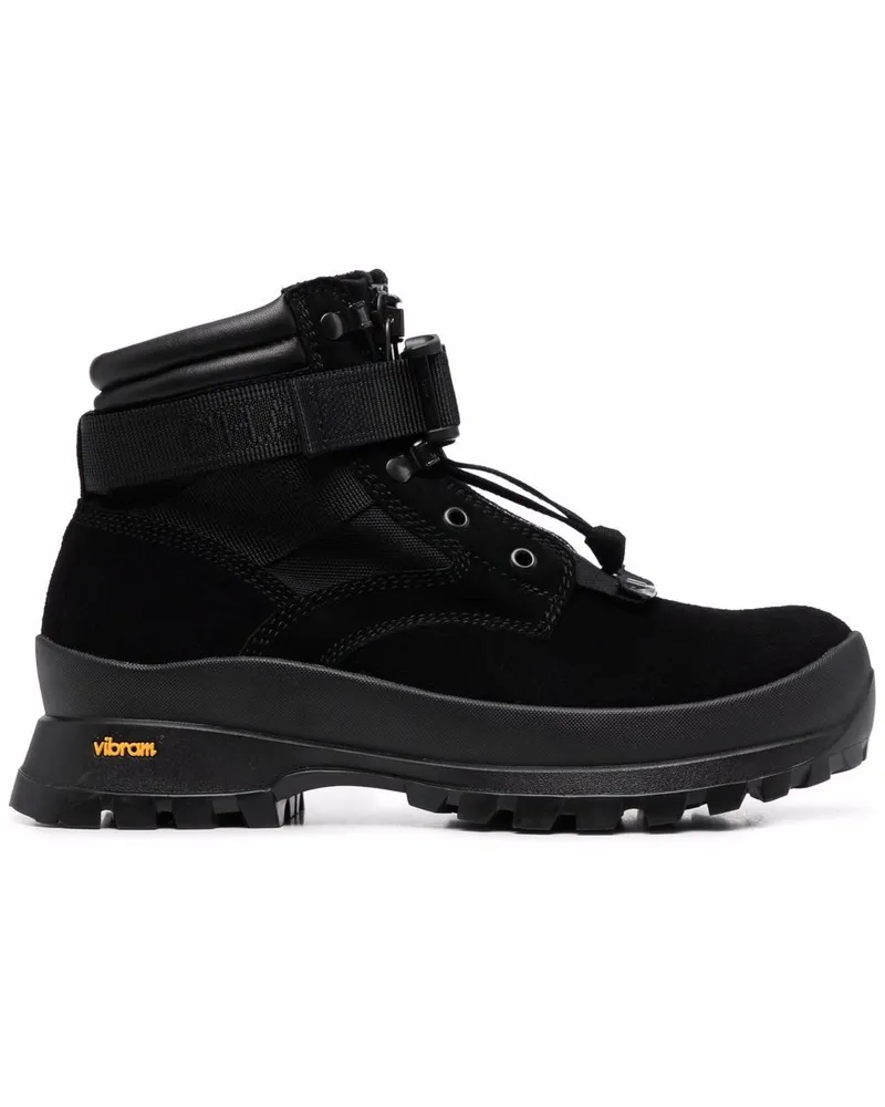 Undercover x Evangelion Stiefel mit Schnalle - Schwarz Schwarz