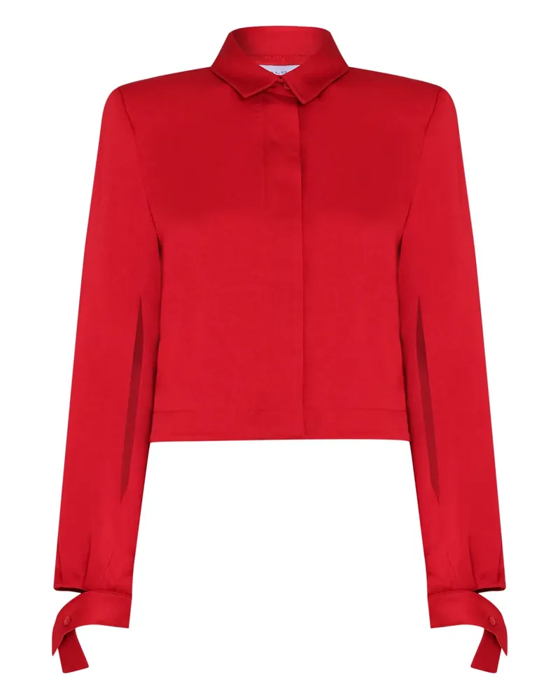 Gloria Coelho x Isabella Fiorentino Hemd mit Kragen - Rot Rot