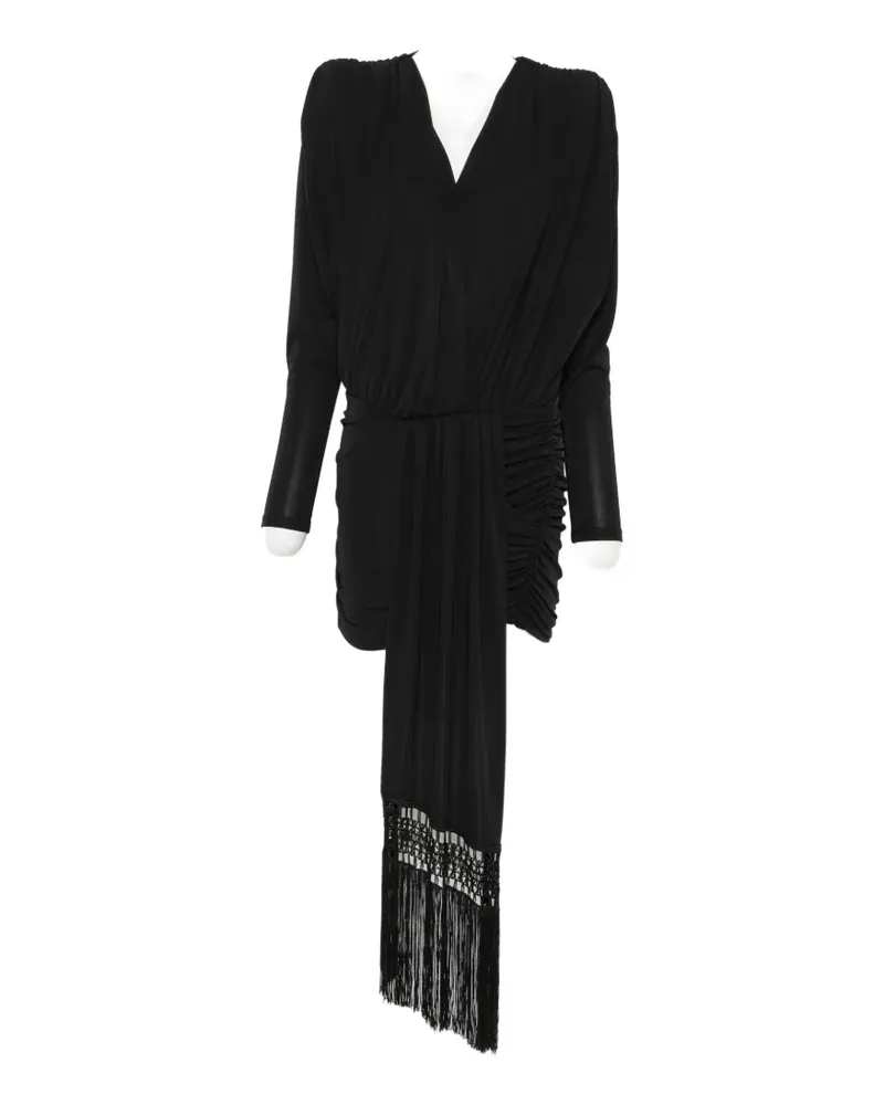 ANDAMANE Dalia ruched mini dress - Schwarz Schwarz