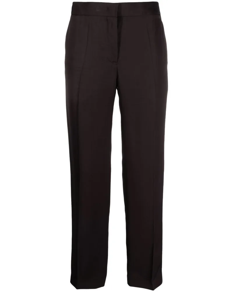 Jil Sander Cropped-Hose - Braun Braun
