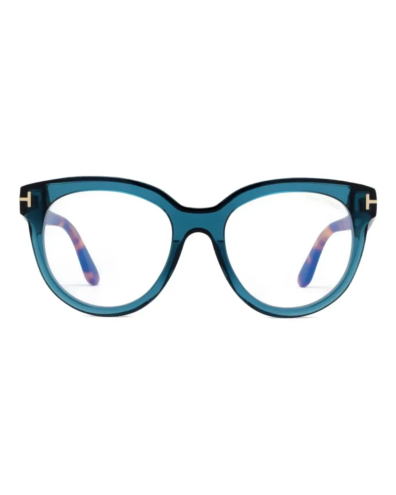 Tom Ford Brille mit rundem Gestell - Blau Blau