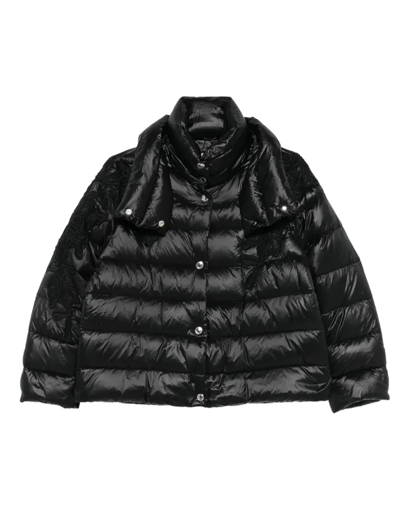 Ermanno Scervino Gefütterte Kapuzenjacke - Schwarz Schwarz