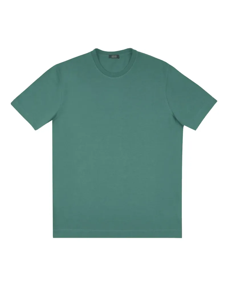 Zanone Klassisches T-Shirt - Grün Grün