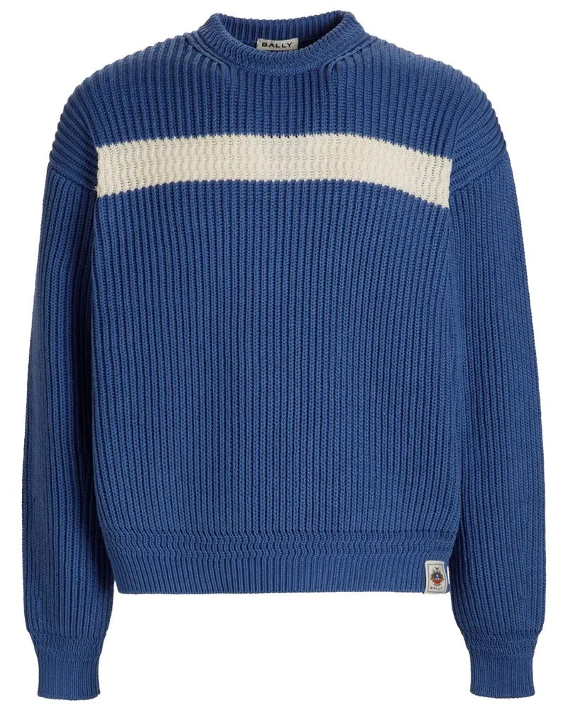 Bally Pullover mit Rundhalsausschnitt - Blau Blau