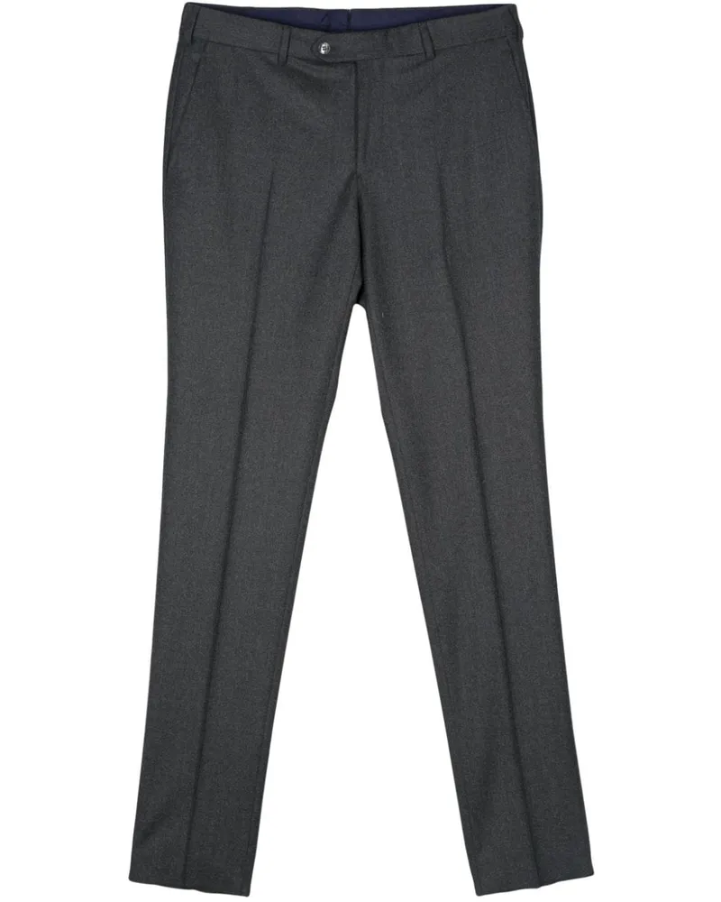 Luigi Bianchi Mantova Hose mit Tapered-Bein Grau