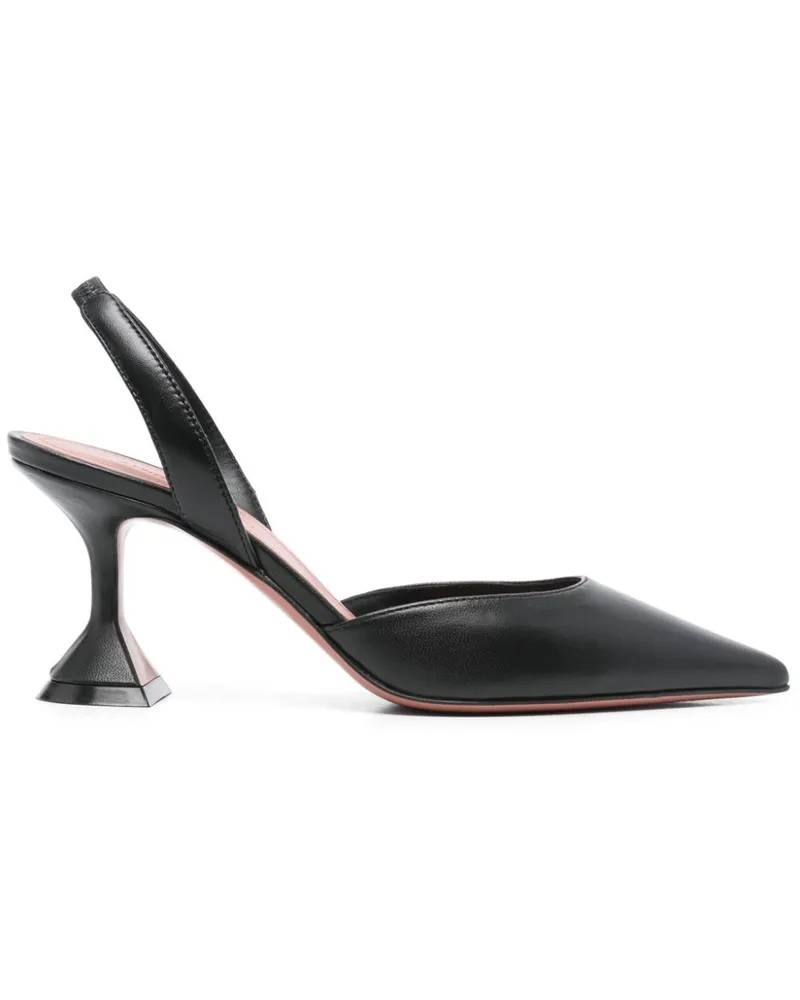 Amina Muaddi Holli Slingback-Pumps 70mm - Schwarz Schwarz