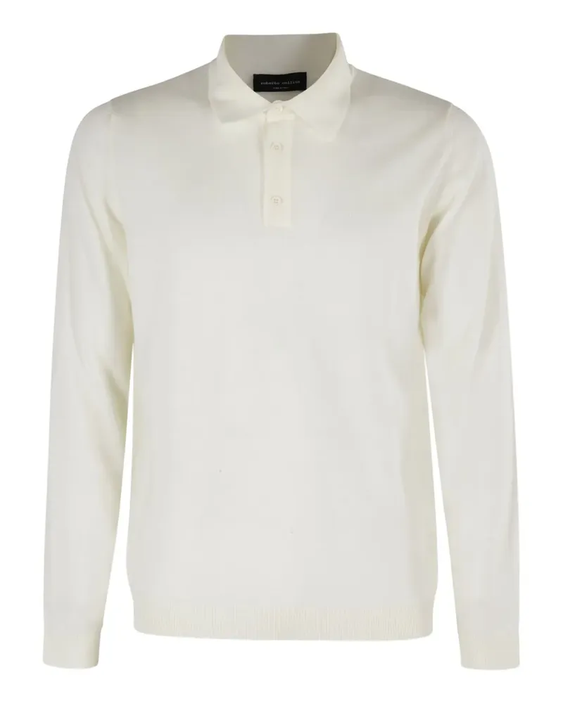 Roberto Collina Langärmeliges Poloshirt - Nude Nude