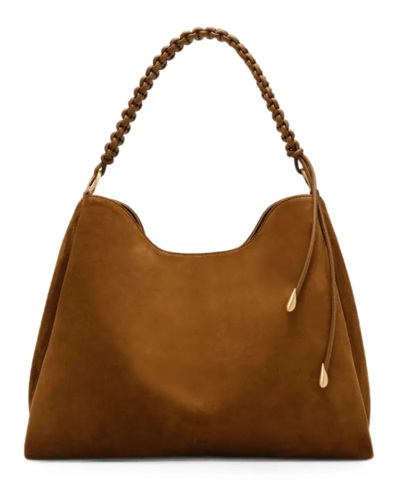 Cult Gaia Osa suede braided-handle tote bag - Braun Braun