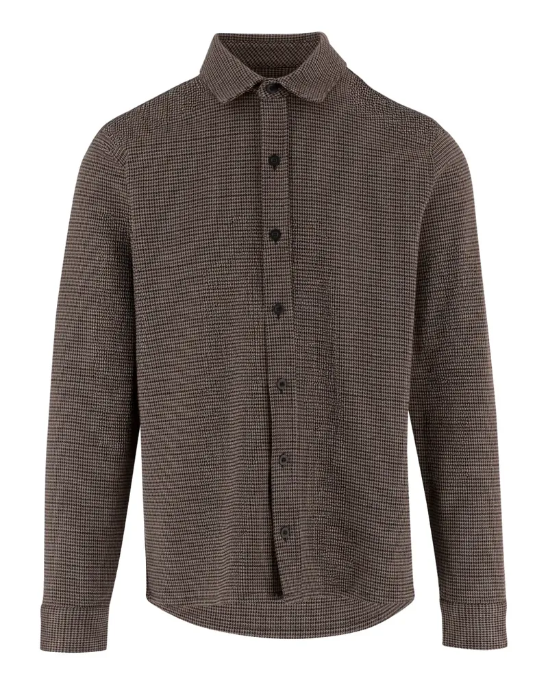 Vince check-print shirt - Braun Braun