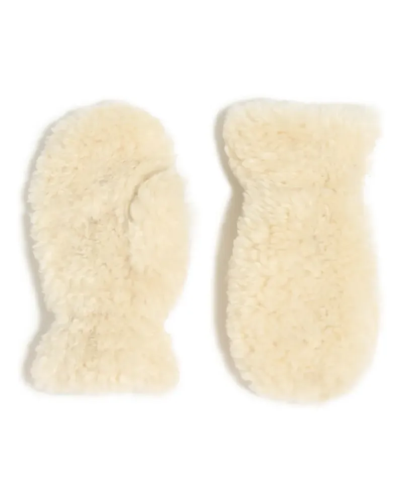 APPARIS Coco bouclette gloves - Nude Nude