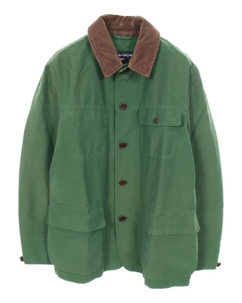 Comme des Garçons Jacke mit Cordkragen - Grün Grün