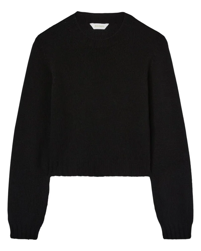 Palm Angels Pullover mit Logo - Schwarz Schwarz
