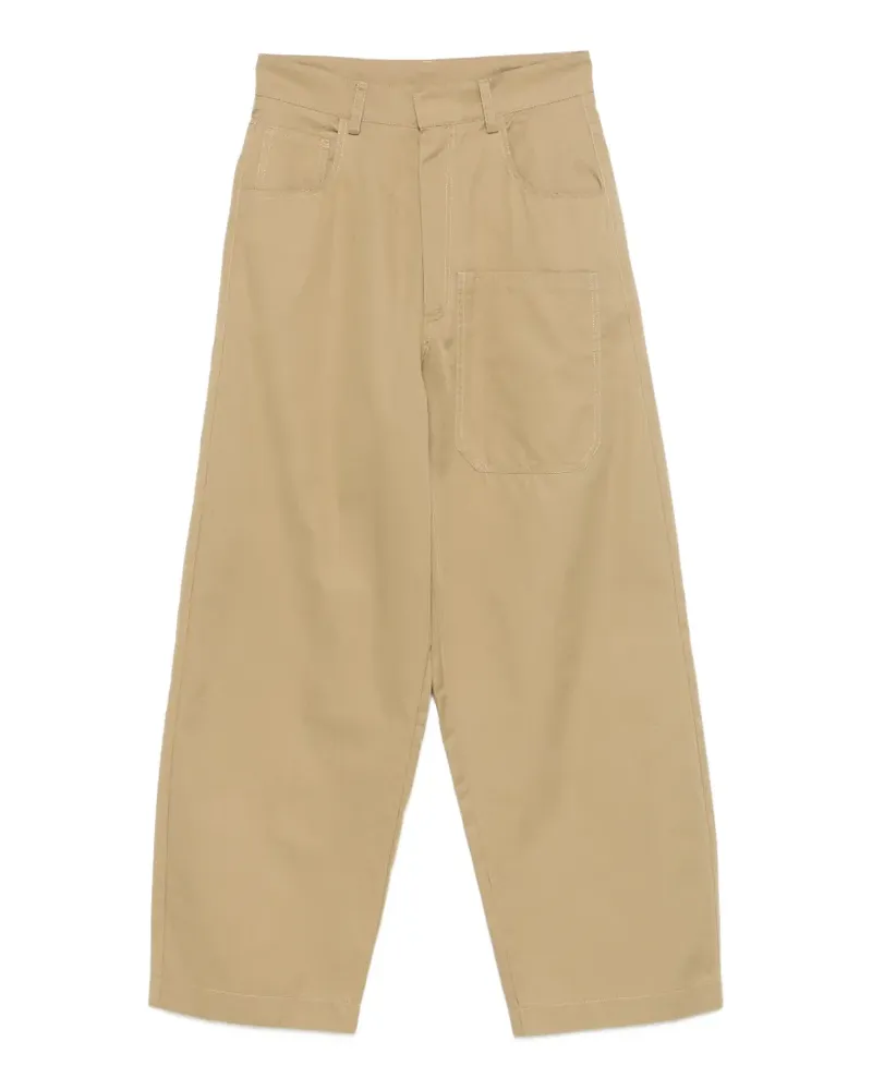 Jejia Gerade Hose mit aufgesetzter Tasche - Nude Nude