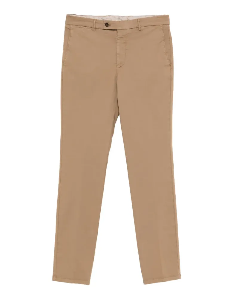 Berwich Vullcano slim-cut trousers - Nude Nude