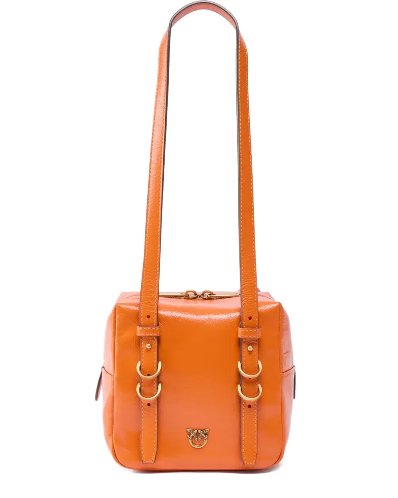 Pinko Schultertasche mit Ringdetail - Orange Orange