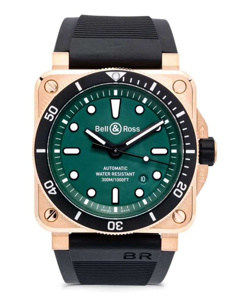 Bell & Ross BR 03-92' Armbanduhr, 42mm - Grün Grün