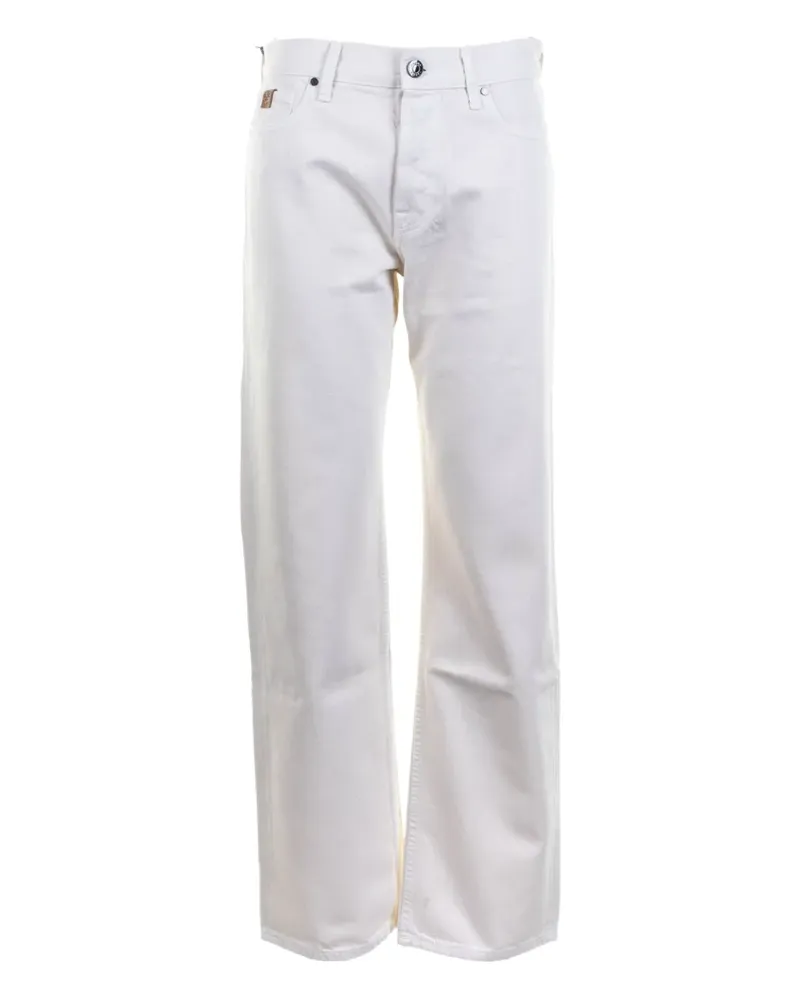 Jacob Cohën Gürtelschlaufen-Jeans mit geknöpftem Hosenschlitz - Weiß Weiß