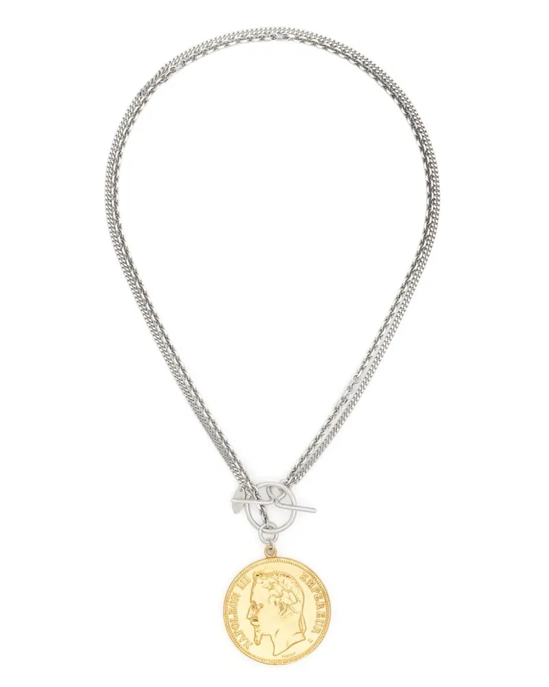 Wouters & Hendrix coin-pendant necklace - Silber Silber