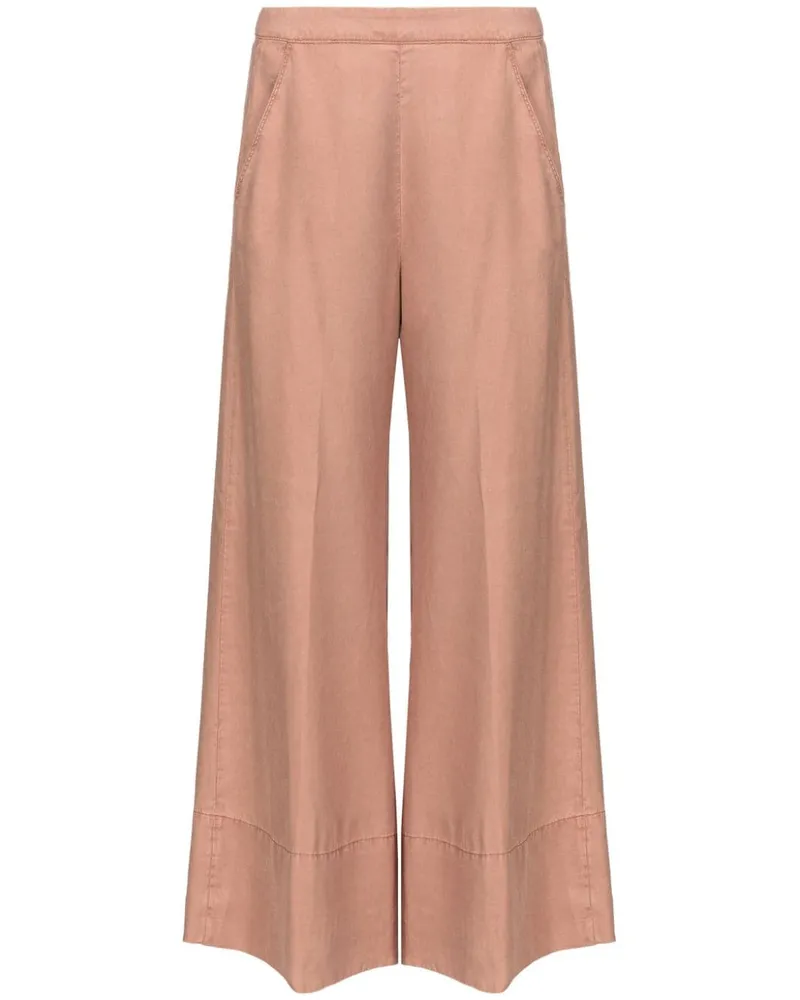 Pinko Weite Love Birds Hose - Nude Nude