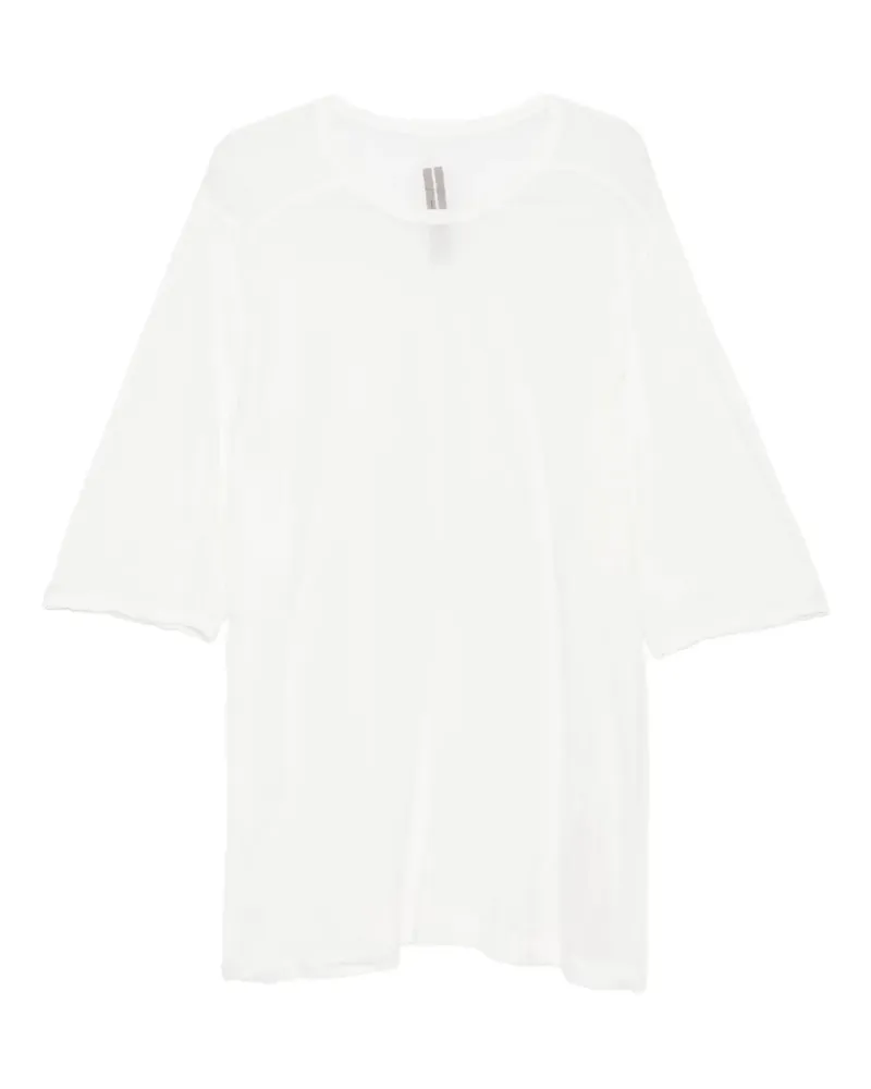 Rick Owens Langarmshirt aus Bio-Baumwolle - Weiß Weiß
