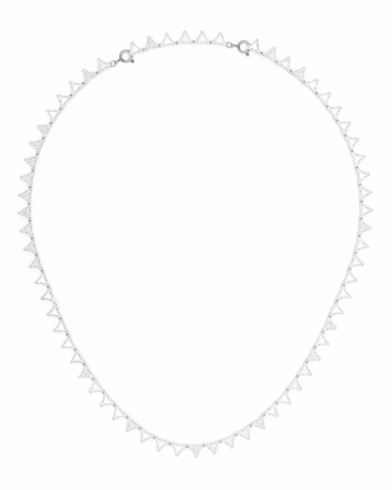 Swarovski Matrix Halskette - Grau Grau