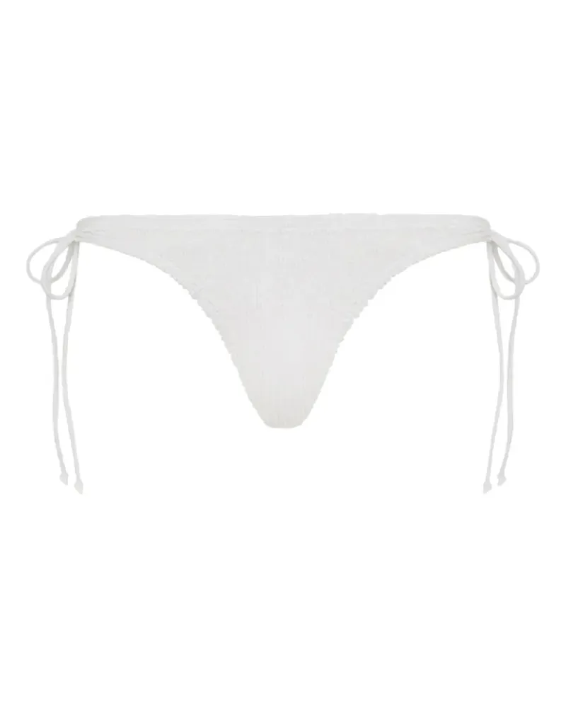 bond-eye Strukturiertes Serenity Bikinihöschen - Weiß Weiß