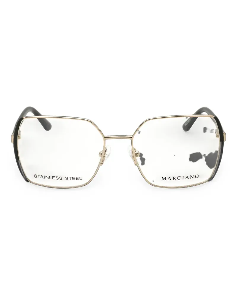 MARCIANO Los Angeles geometric-frame glasses - Gold Gold