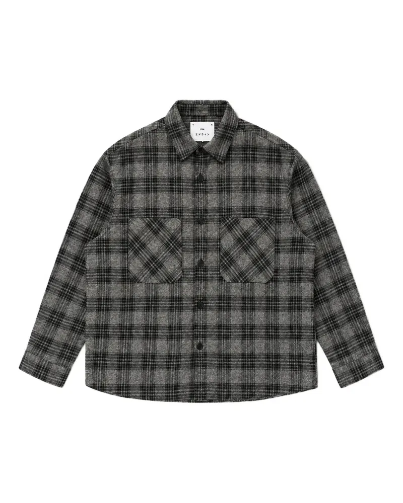 Edwin Jeans Ace check-pattern shirt - Grau Grau
