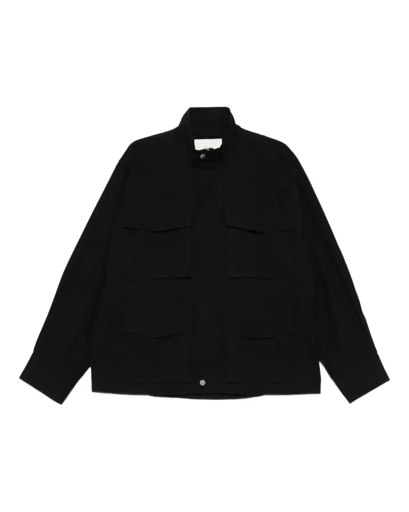 Studio Nicholson Jacke mit elastischen Taschen - Blau Blau