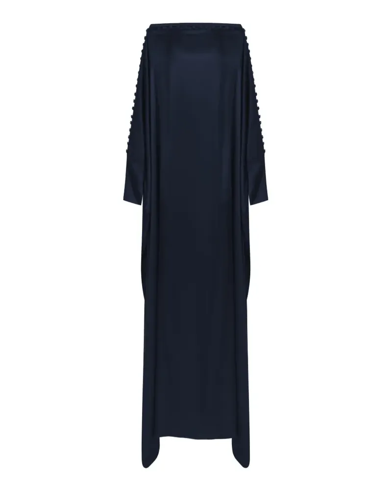 Taller Marmo Mila Maxi-Kaftan mit Zierknöpfen - Blau Blau