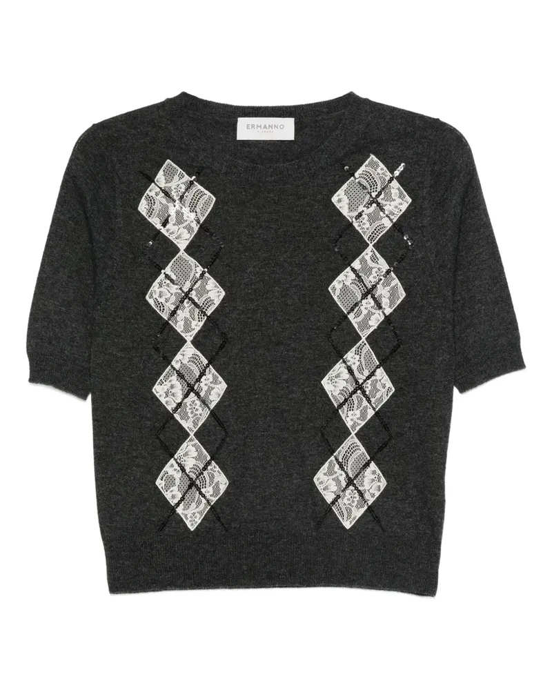 Ermanno Scervino sequin-embellished sweater - Grau Grau