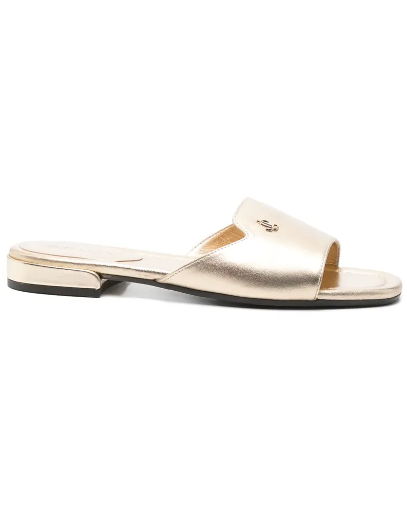 Jimmy Choo Dina Pantoletten - Gold Gold
