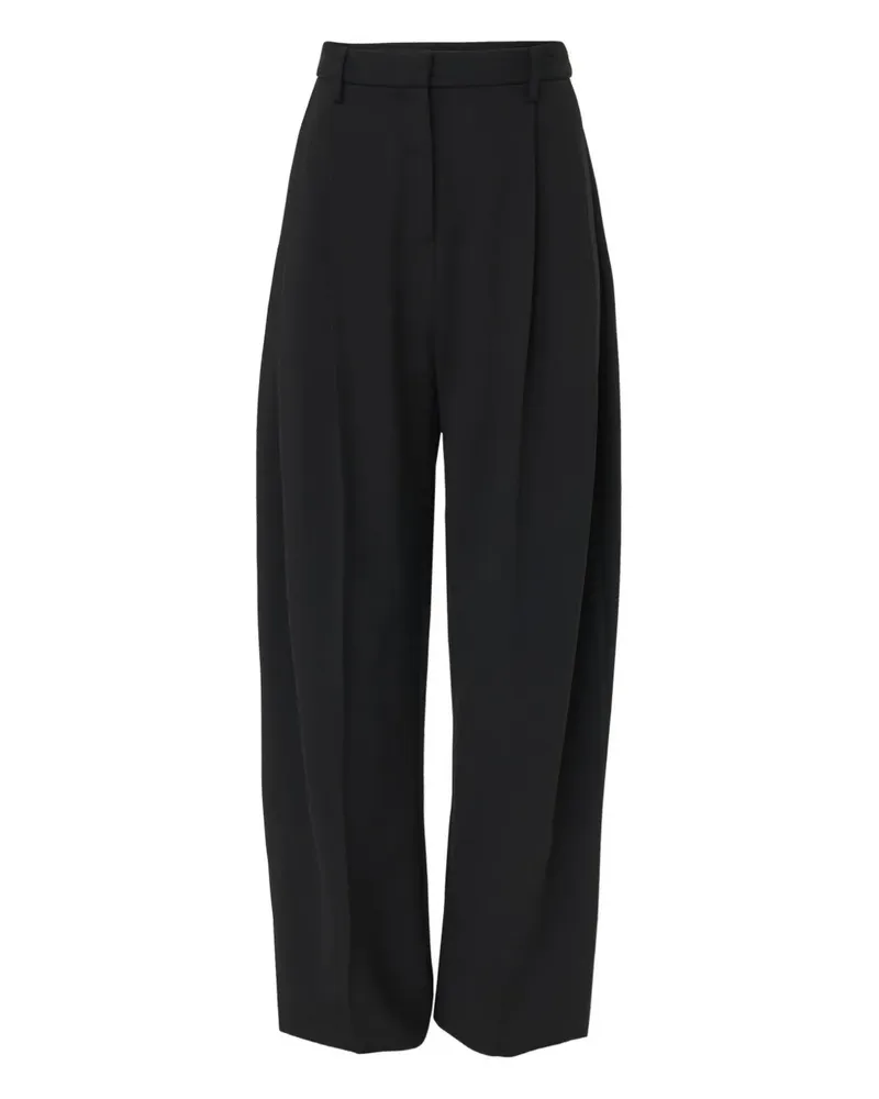 Carolina Herrera New York Plissierte Hose - Schwarz Schwarz