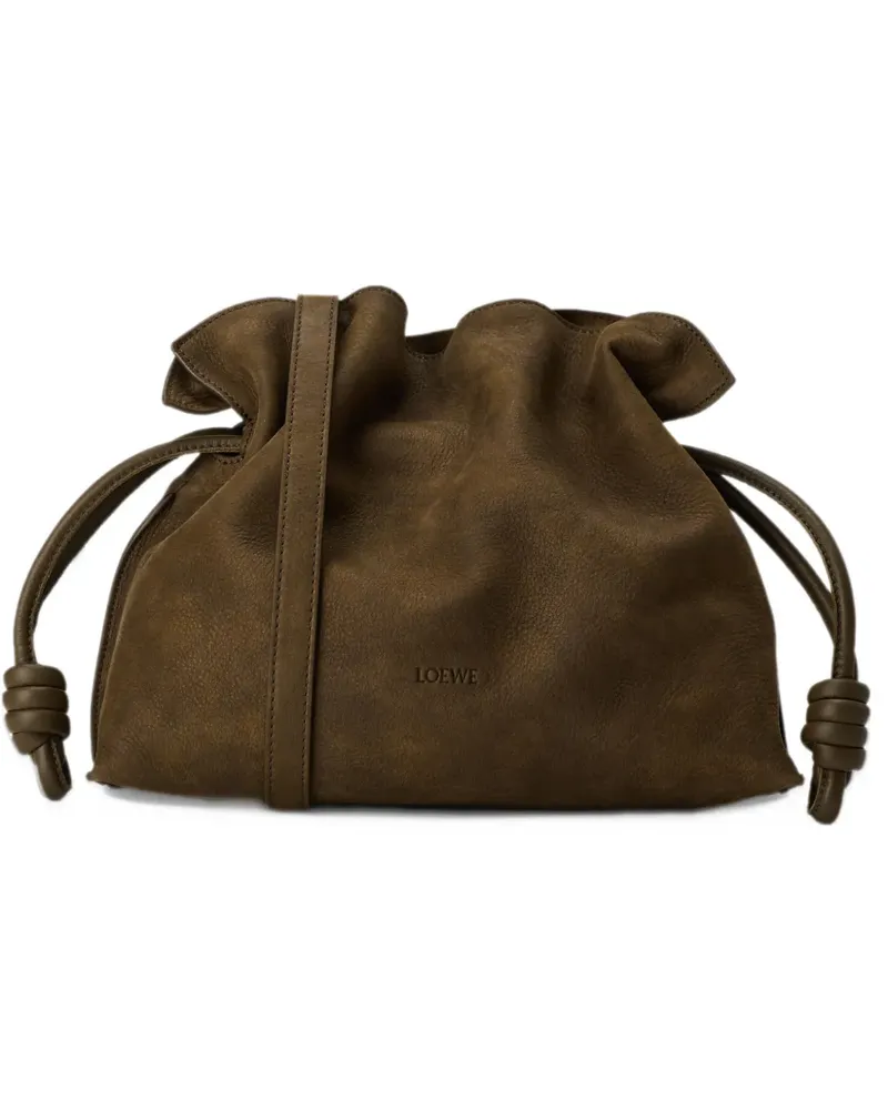 Loewe Mittelgroße Flamenco Clutch - Braun Braun