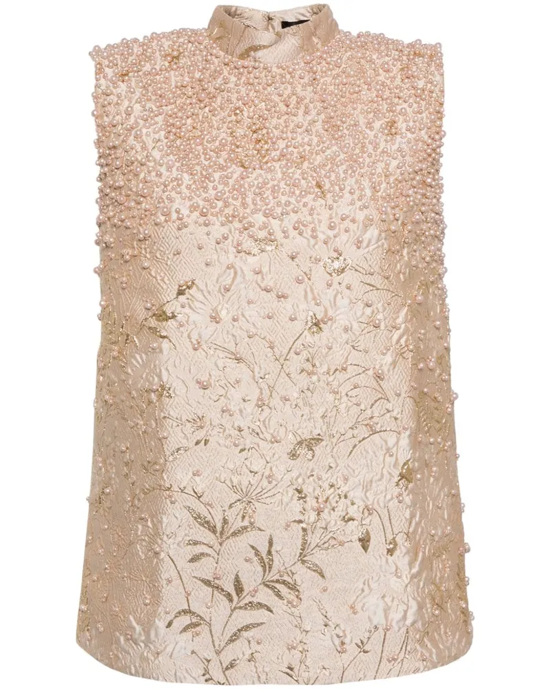 Biyan Floraler Pullunder - Nude Nude