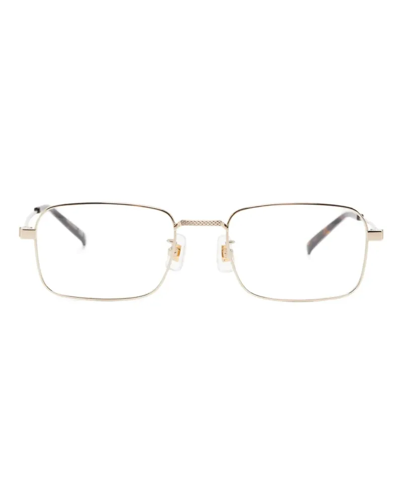 Dunhill Brille mit eckigem Gestell - Gold Gold