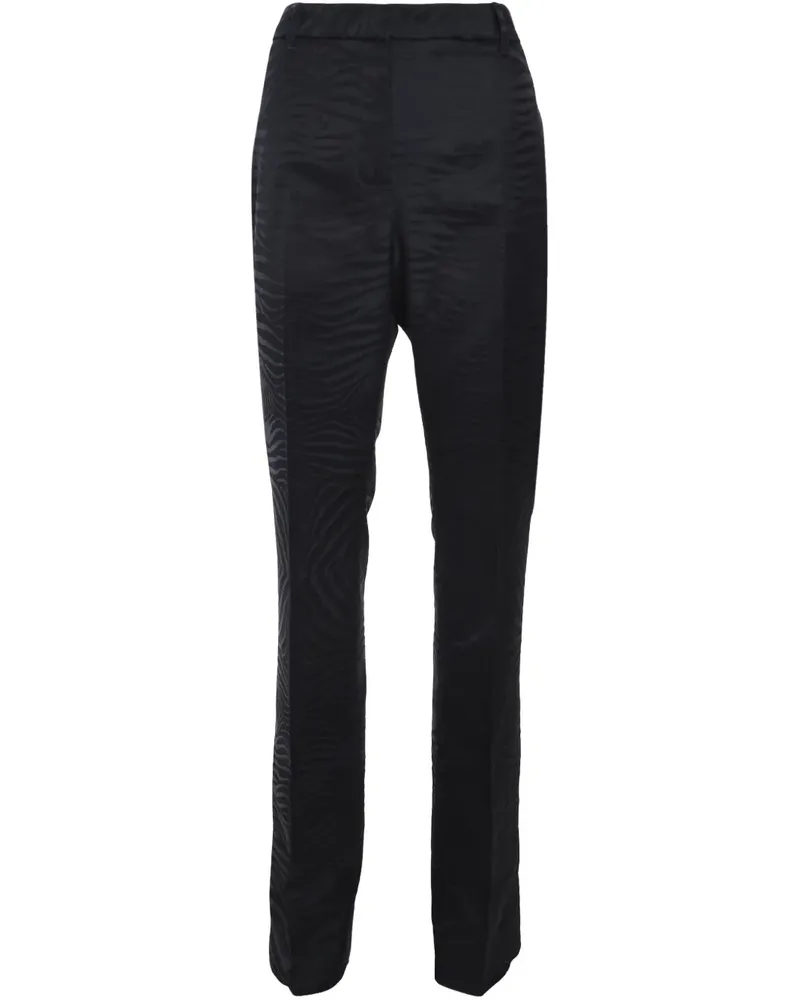 Roberto Cavalli Hose mit Zebramuster - Schwarz Schwarz