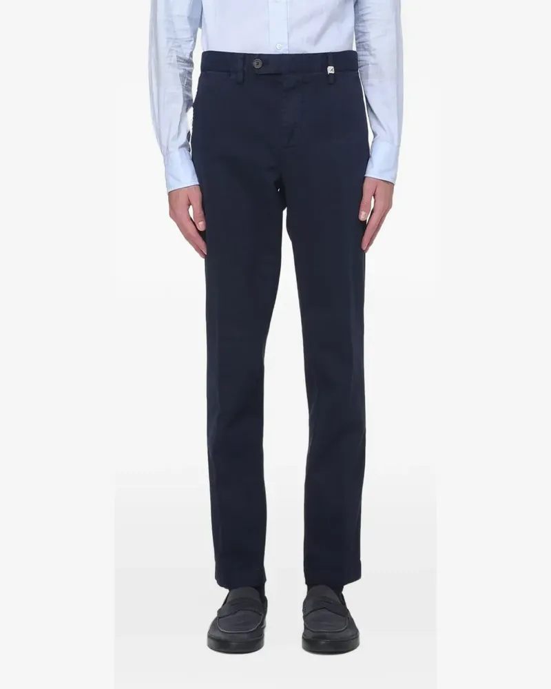 MYTHS straight-leg chino trousers - Blau Blau