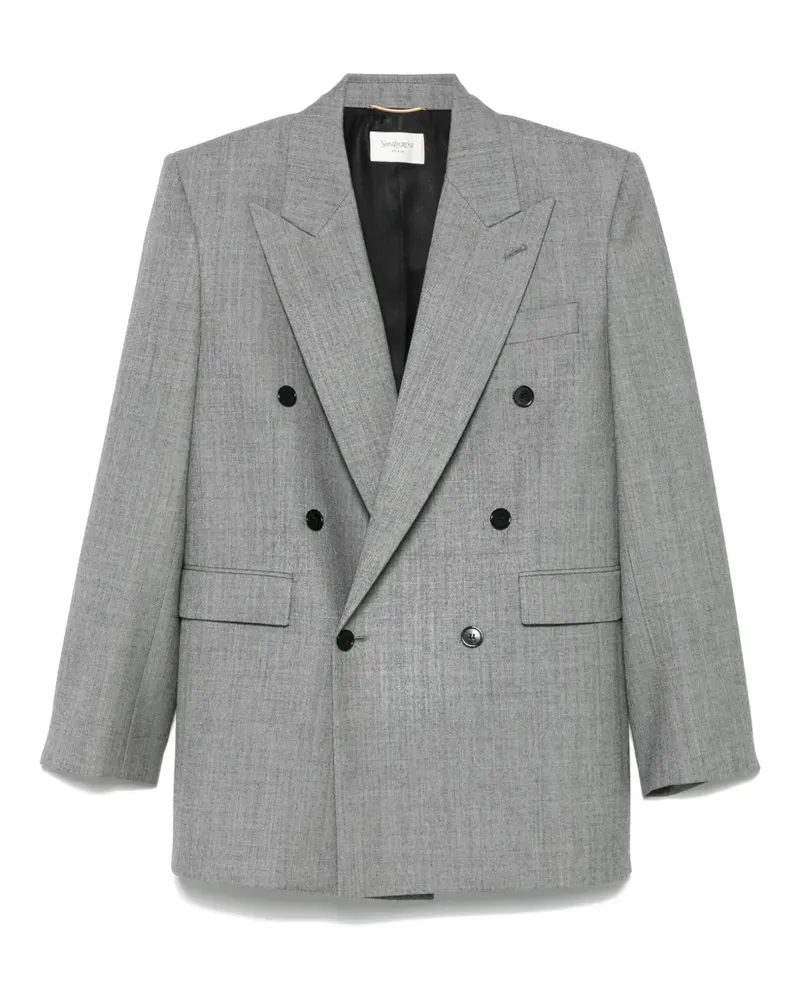 Saint Laurent Klassisches Sakko - Grau Grau