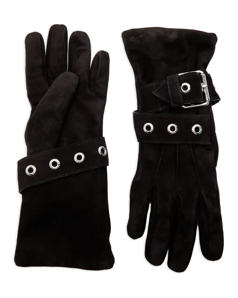 Vivienne Westwood belt buckle gloves - Schwarz Schwarz