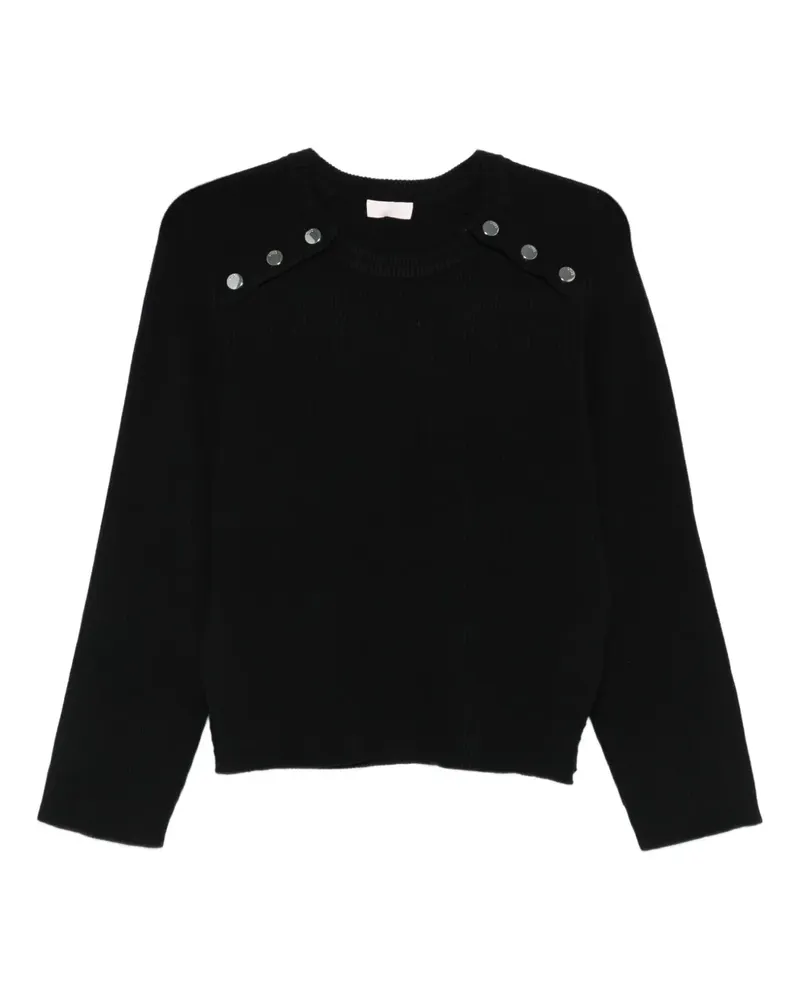 Liu Jo WHITE Sweaters Black - Schwarz Schwarz