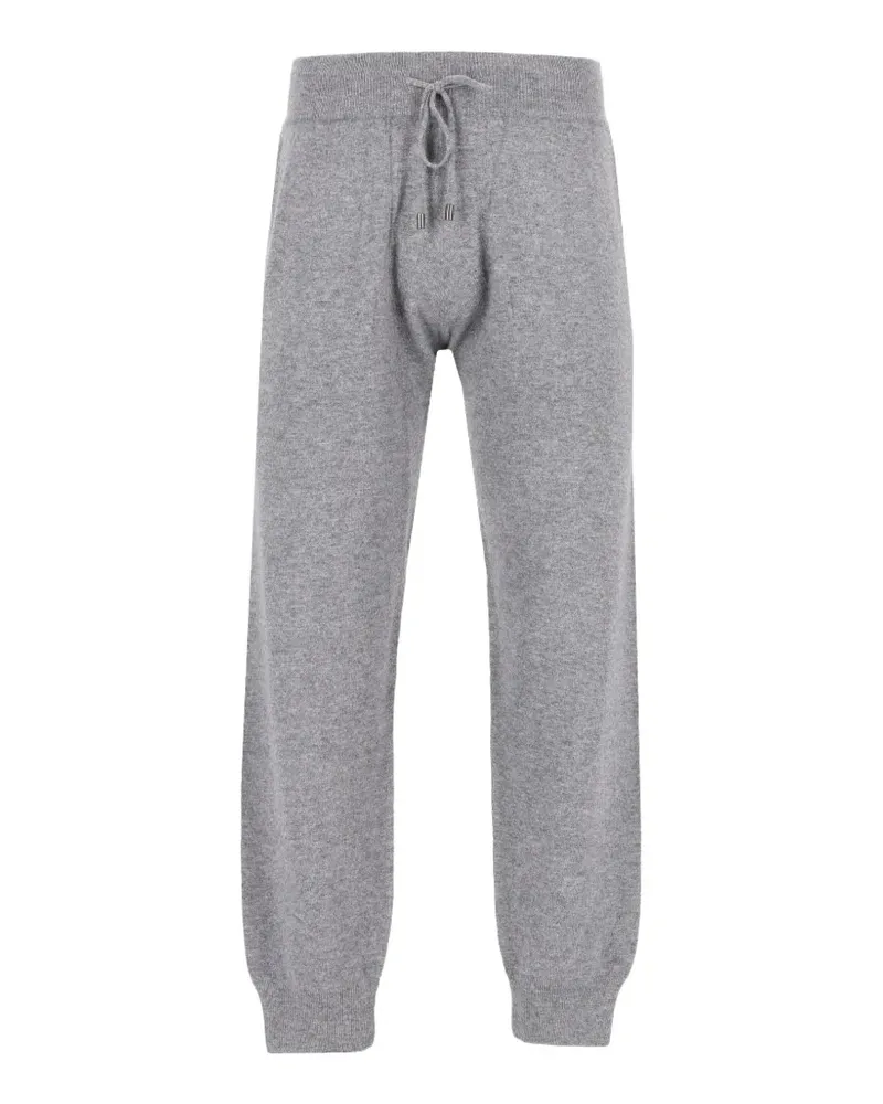 Al Duca D’Aosta 1902 cashmere drawstring track pants - Grau Grau