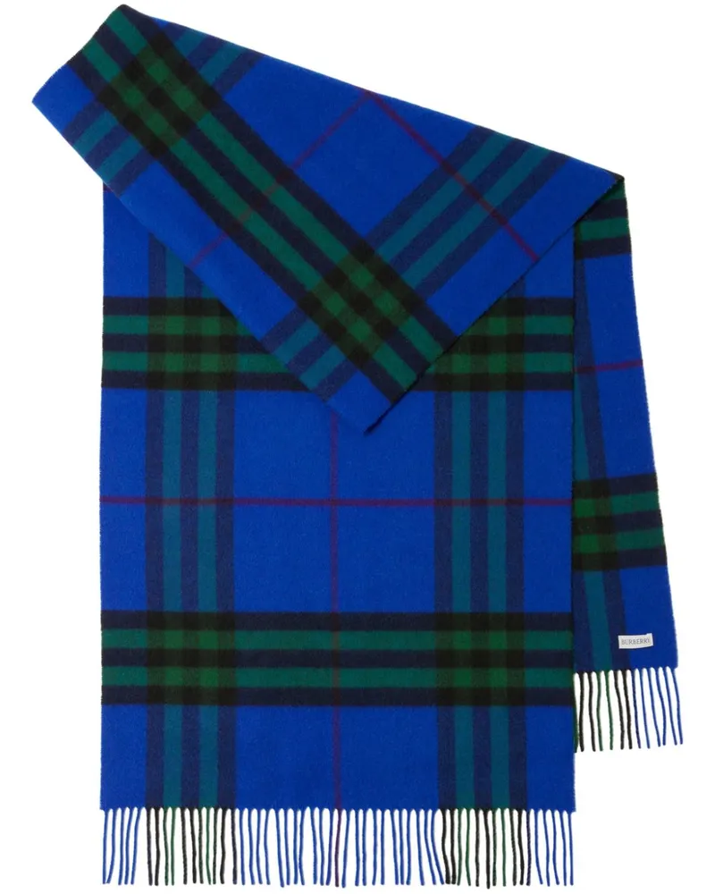 Burberry Schal mit Vintage-Check - Blau Blau