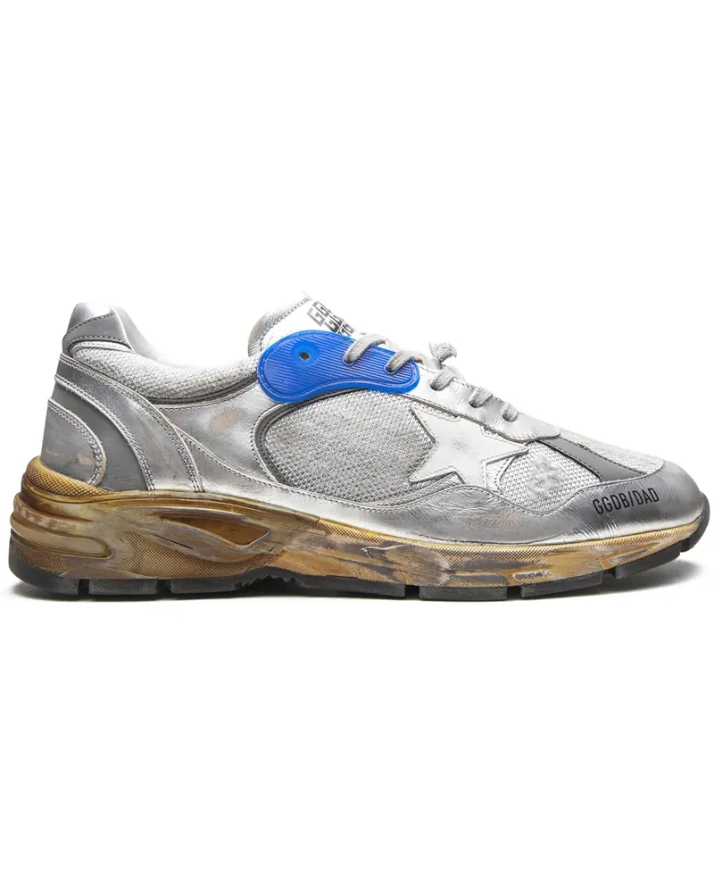 Golden Goose Running Dad Net Sneakers - Silber Silber