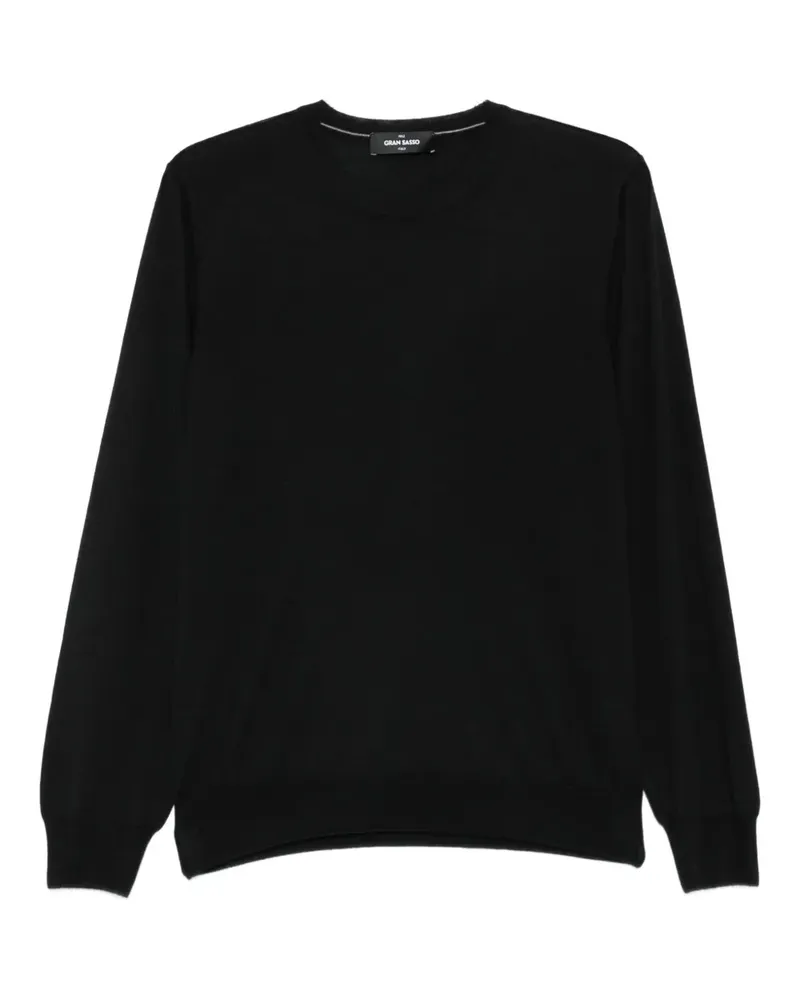 Gran Sasso Pullover mit Rundhalsausschnitt - Schwarz Schwarz