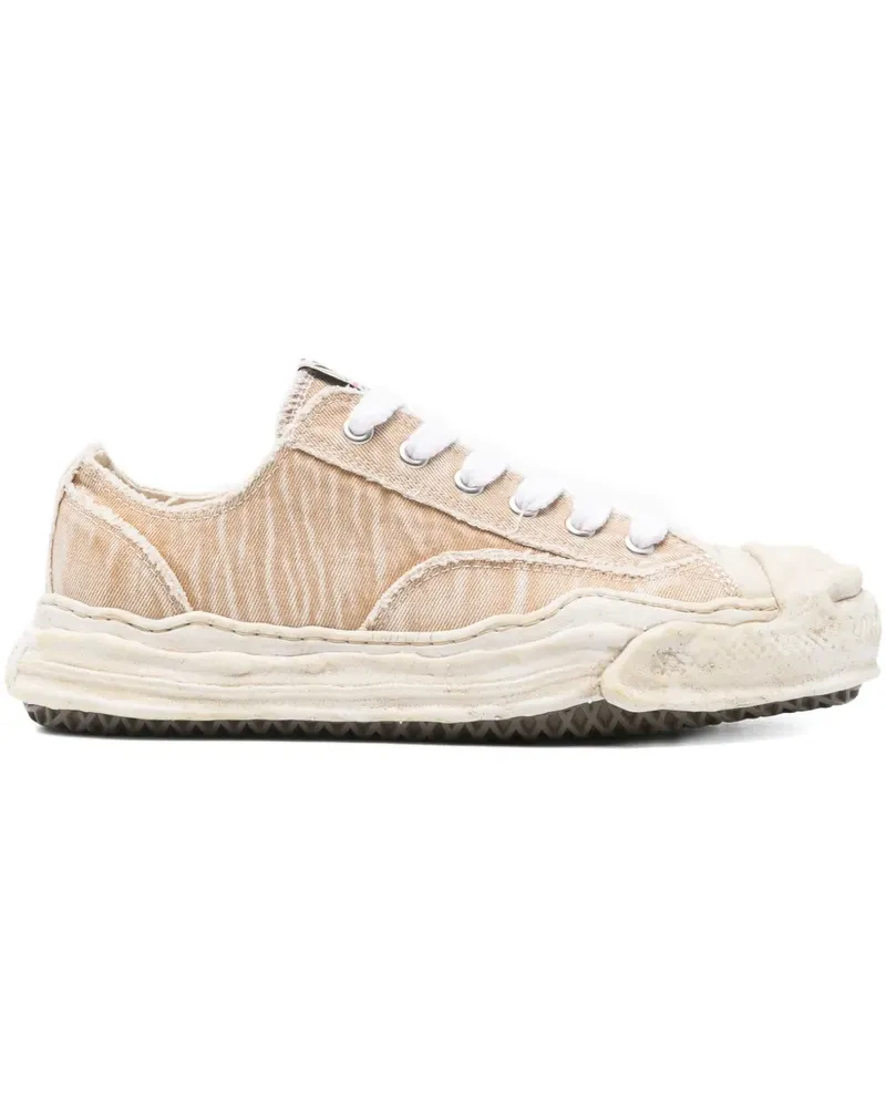MIHARAYASUHIRO canvas low top sneakers - Nude Nude